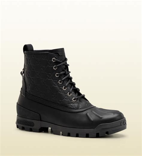 gucci men winter boots|gucci boots with rhinestones.